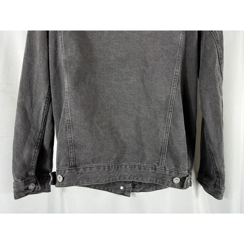 Wild Fable Women's Oversized Charcoal Gray Denim Jacket XS‎